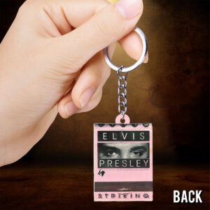 Elvis Presley Custom Shape 2-sided Keychain - GNE NEW462