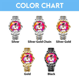 Elvis Presley Alloy Luxury Quartz Watch - GNE 3756