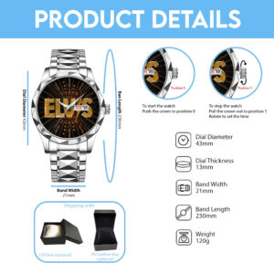 Elvis Presley Alloy Luxury Quartz Watch - TANTN 13960