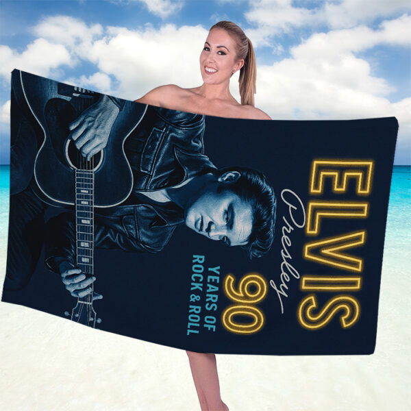 Elvis Presley Rectangle Beach Towel - TANTN 14057