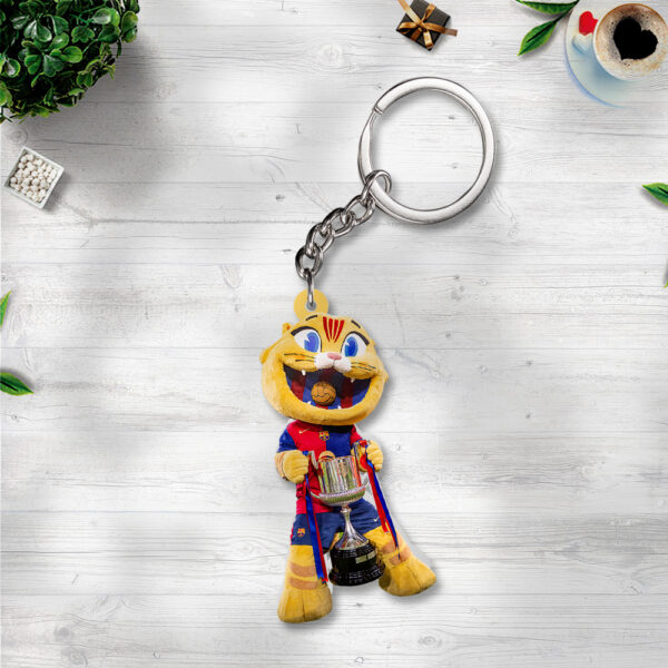 FC Barcelona Custom Shape 2-sided Keychain - GNE 3640