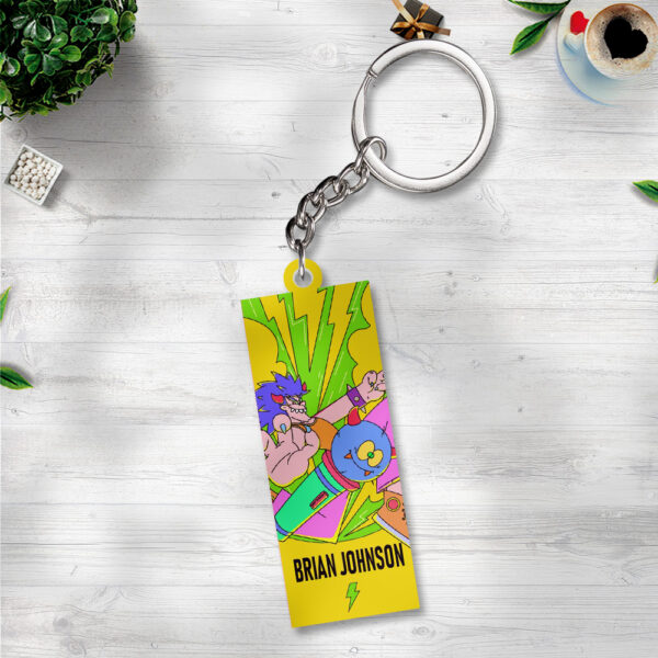 Rock Music Custom Shape 2-sided Keychain - GNE NEW391.4