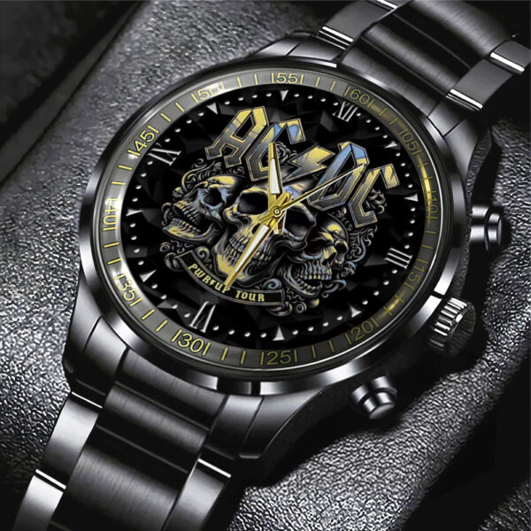 Rock Music Black Stainless Steel Watch - GNE NEW457