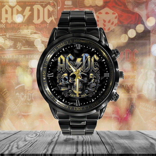 Rock Music Black Stainless Steel Watch - GNE NEW457