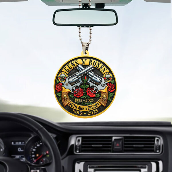 Guns N' Roses Custom shape 2-sided Acrylic Car Ornament - TANTN 13697
