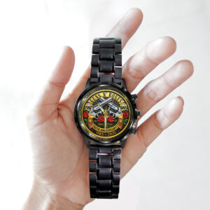 Guns N' Roses Black Stainless Steel Watch - TANTN 13698