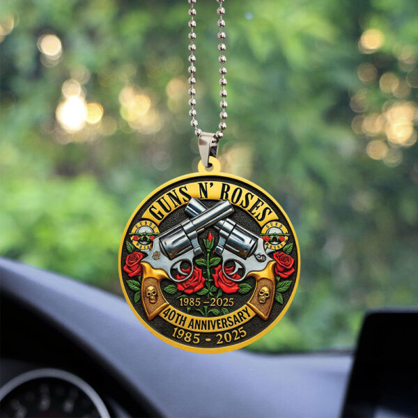 Guns N' Roses Custom shape 2-sided Acrylic Car Ornament - TANTN 13697