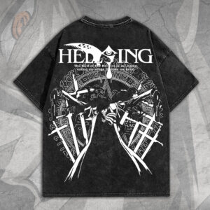 Hellsing 2D Acid Washed Cotton Shirt - MEDIA 006