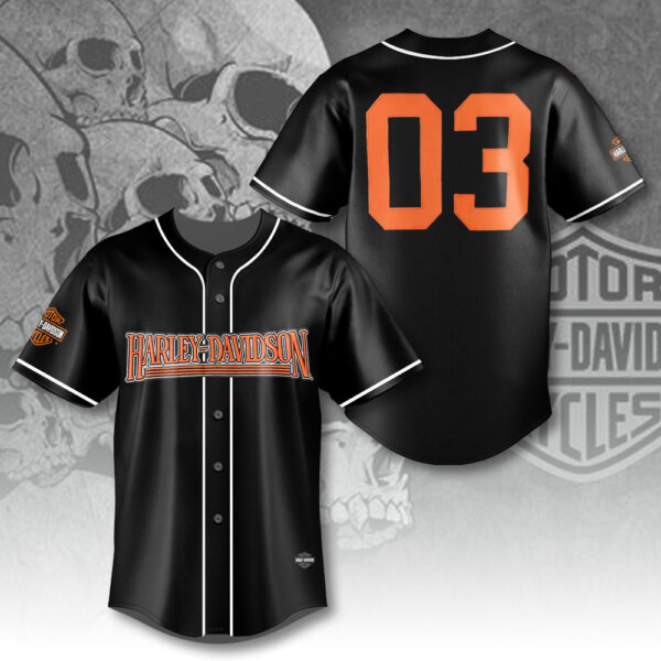 Harley Davidson Baseball Jersey - GNE 3733