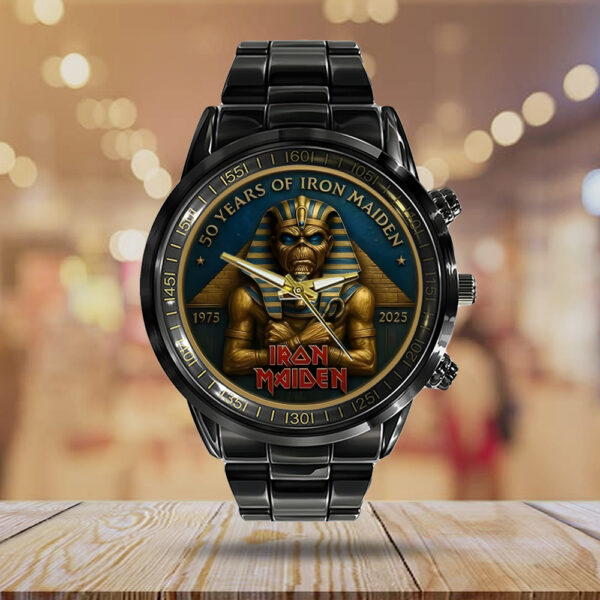 IRMA Black Stainless Steel Watch - MAITM 11542