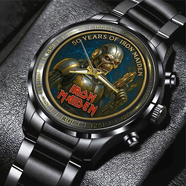IRMA Black Stainless Steel Watch - MAITM 11543