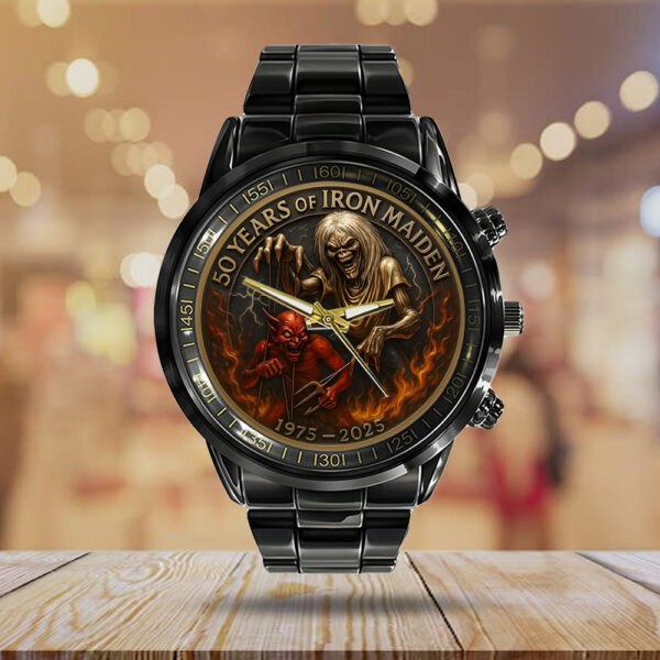 IRMA Black Stainless Steel Watch - MAITM 11544