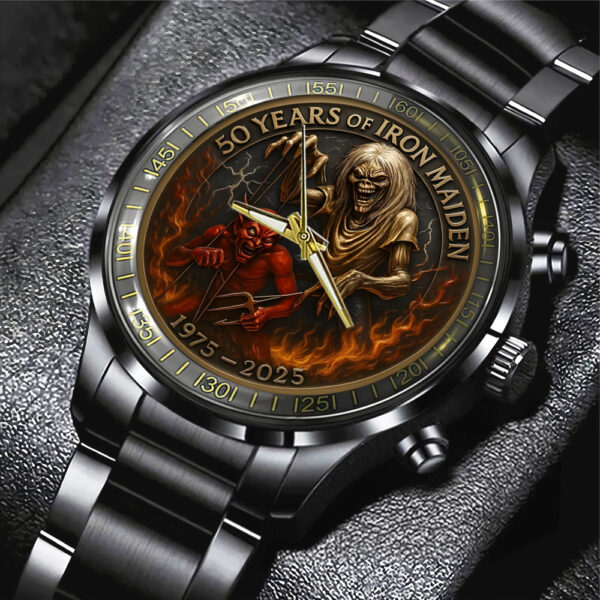 IRMA Black Stainless Steel Watch - MAITM 11544