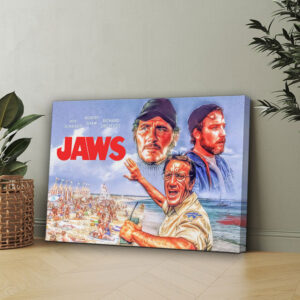 Jaws Rectangle Canvas With Inner Frame - HOATT 11215.1