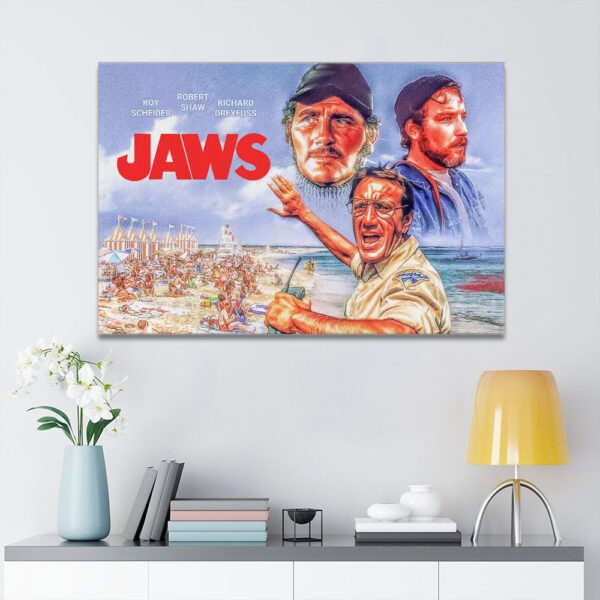Jaws Rectangle Canvas With Inner Frame - HOATT 11215.1