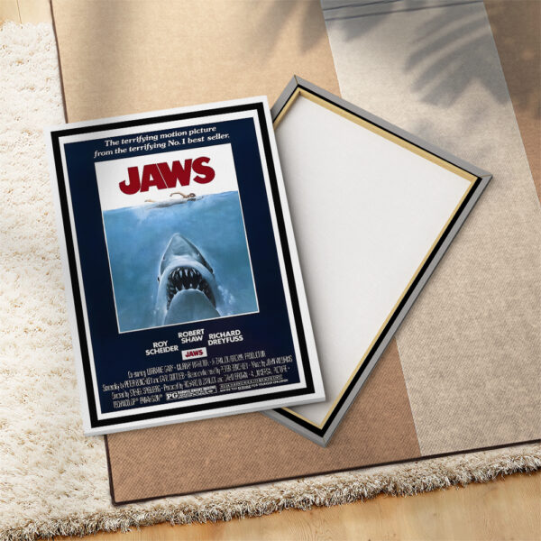 Jaws Rectangle Canvas With Inner Frame - MAITM 11461