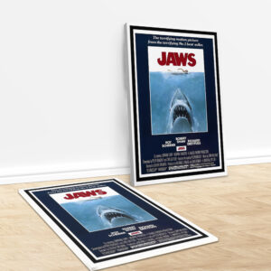 Jaws Rectangle Canvas With Inner Frame - MAITM 11461