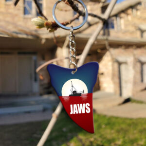 Jaws Custom Shape 2-sided Keychain - MAITM 11400