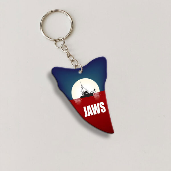Jaws Custom Shape 2-sided Keychain - MAITM 11400