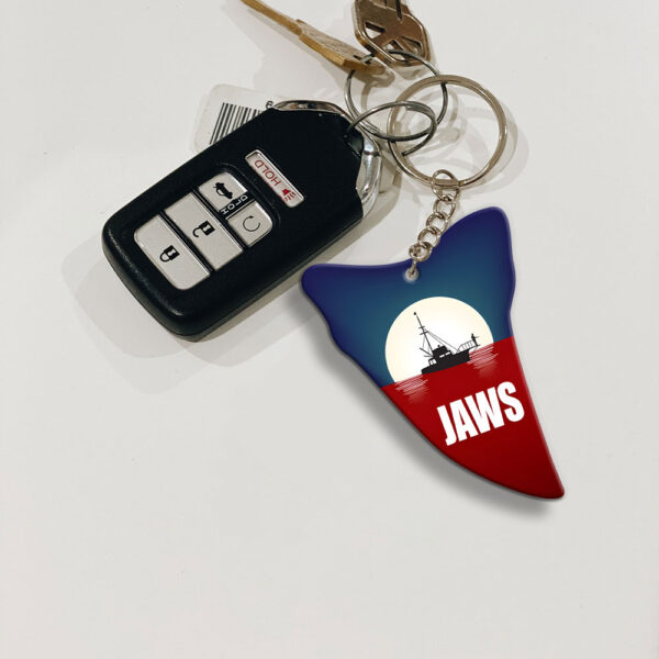 Jaws Custom Shape 2-sided Keychain - MAITM 11400