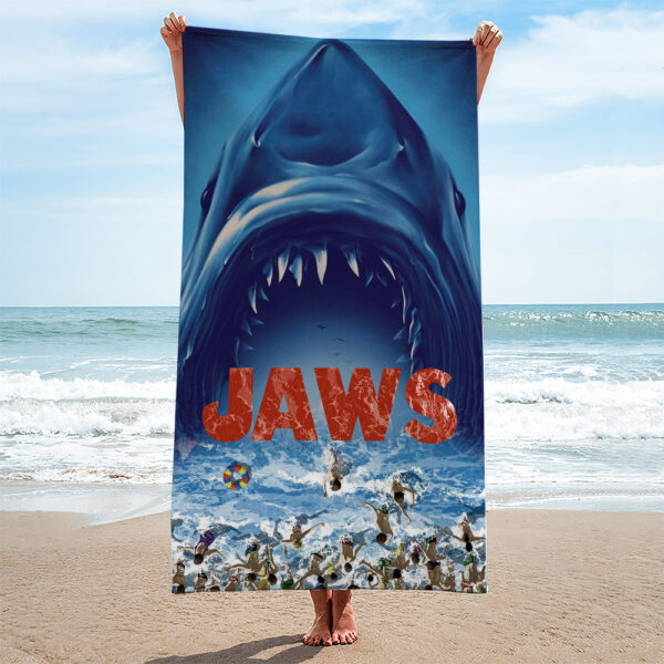 Jaws Rectangle Beach Towel - GNE NEW433