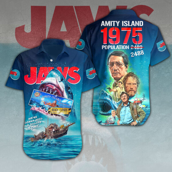 Jaws Short Sleeve Dress Shirt – HOATT 11212.1
