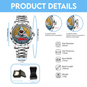 Jaws Alloy Luxury Quartz Watch - TANTN 13790