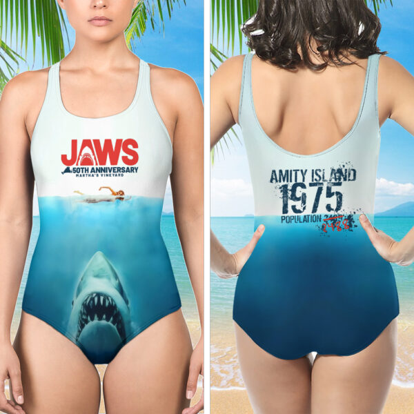 Jaws 3D One-piece Swimsuit - GNE 3626