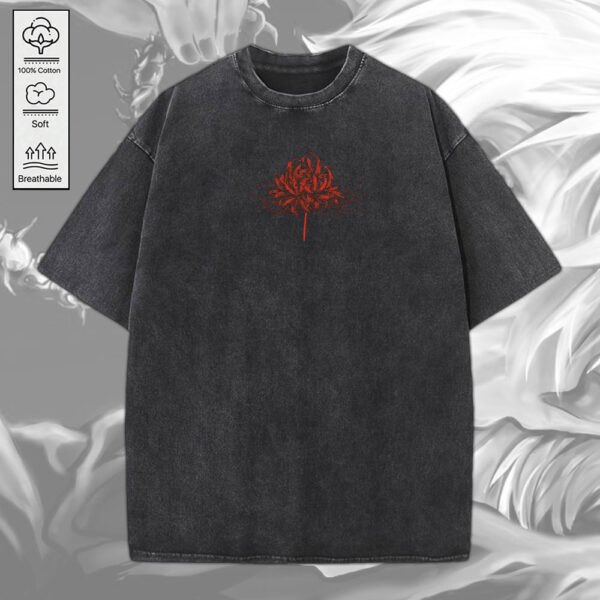 Tokyo Ghoul 2D Acid Washed Cotton Shirt - MEDIA 081