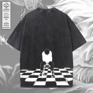 Tokyo Ghoul 2D Acid Washed Cotton Shirt - MEDIA 124