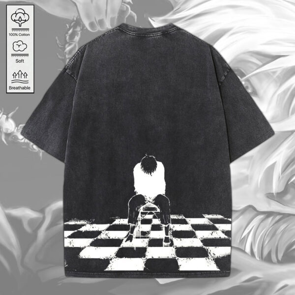 Tokyo Ghoul 2D Acid Washed Cotton Shirt - MEDIA 124
