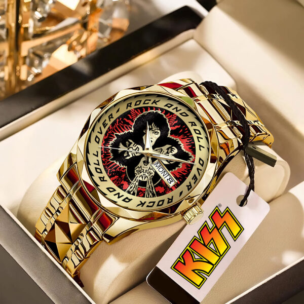 Kiss Band Alloy Luxury Quartz Watch - MAITM 11770