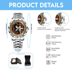 Kiss Band Alloy Luxury Quartz Watch - MAITM 11770