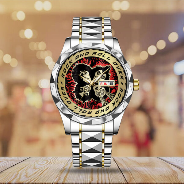 Kiss Band Alloy Luxury Quartz Watch - MAITM 11770