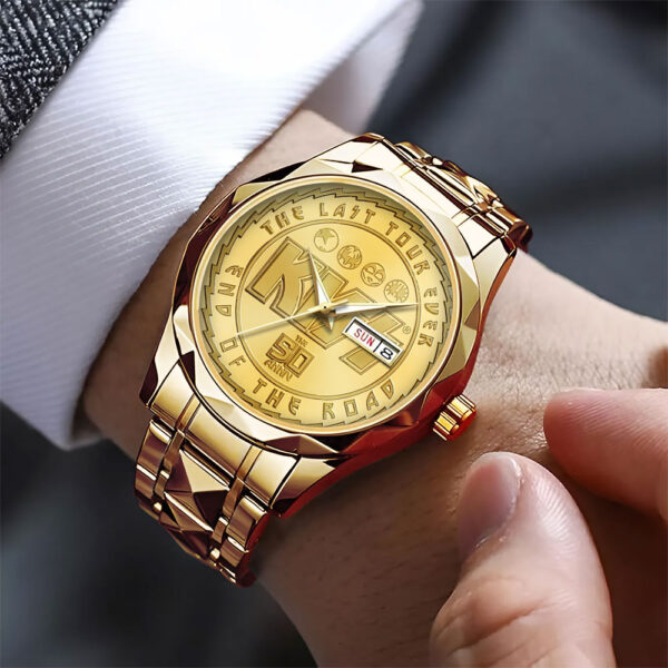Kiss Band Alloy Luxury Quartz Watch - TANTN 13796