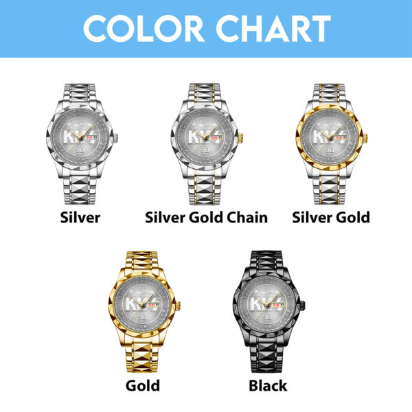 Kiss Band Alloy Luxury Quartz Watch - TANTN 13797