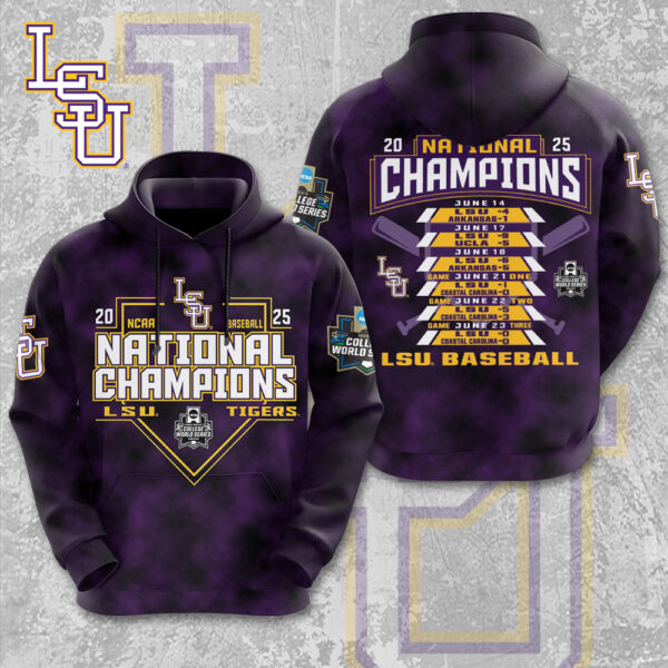 LSU Tigers Baseball 3D Apparel - MAITM 11733