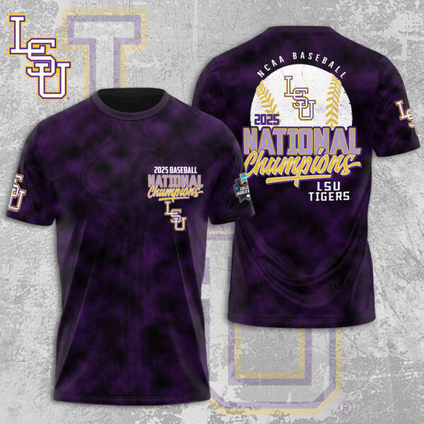 LSU Tigers Baseball 3D Apparel - MAITM 11750
