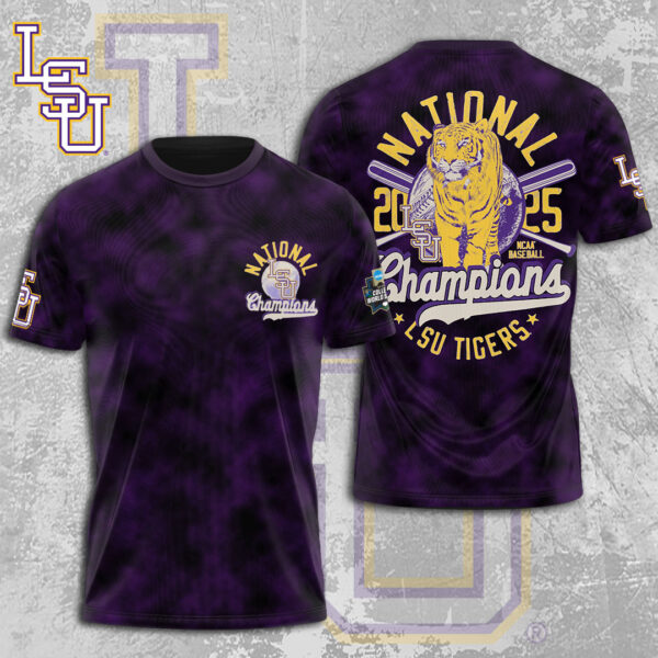 LSU Tigers Baseball 3D Apparel - MAITM 11751