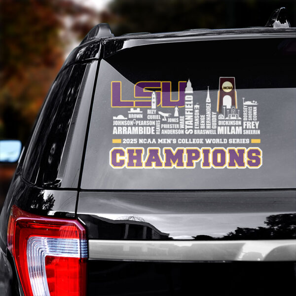 LSU Tigers Baseball 3D Decal – MAITM 11818