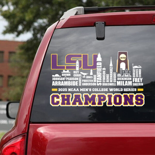 LSU Tigers Baseball 3D Decal – MAITM 11818
