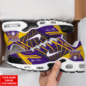Personalized LSU Tigers Baseball Air Max Shoes - TANTN 14031