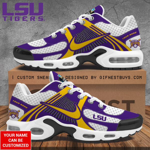 Personalized LSU Tigers Baseball Air Max Shoes - TANTN 14033