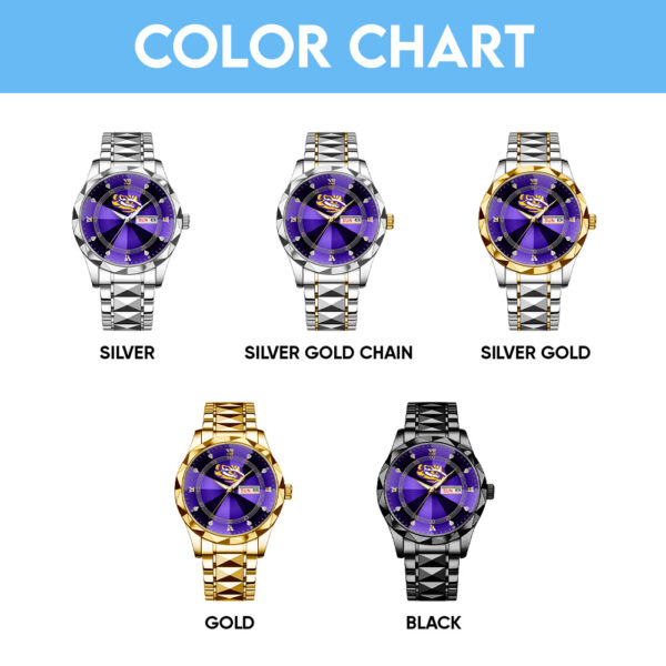 LSU Tigers Baseball Alloy Luxury Quartz Watch - GNE 3832
