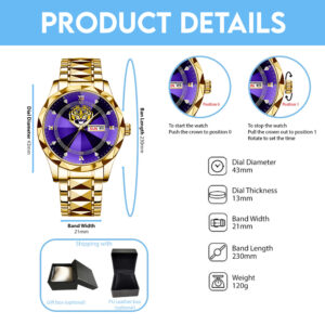 LSU Tigers Baseball Alloy Luxury Quartz Watch - GNE 3833