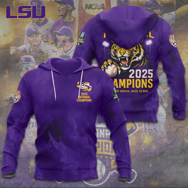 LSU Tigers Baseball 3D Apparel - TANTN 13902