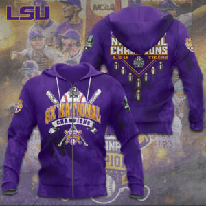 LSU Tigers Baseball 3D Apparel - TANTN 13918