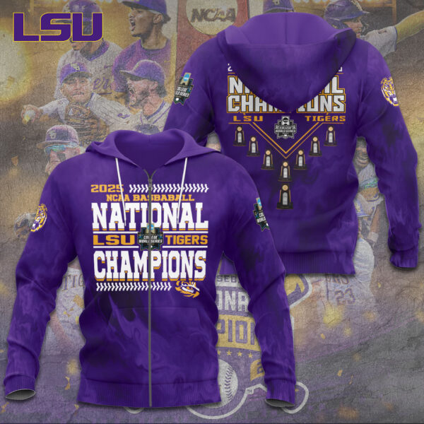 LSU Tigers Baseball 3D Apparel - TANTN 13919