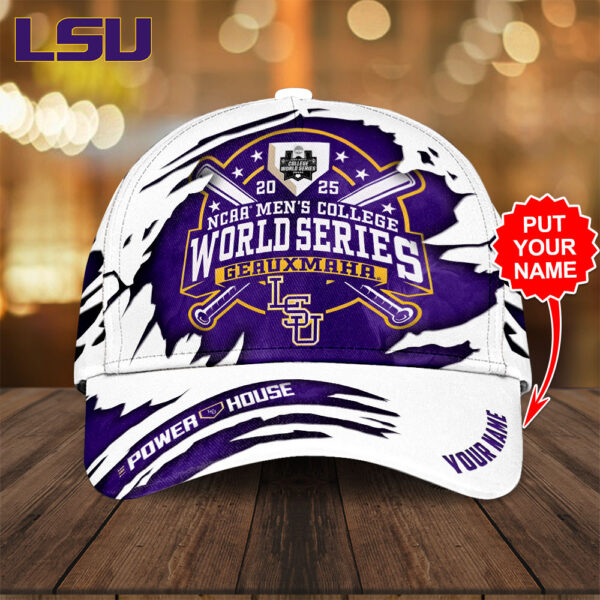 Personalized LSU Tigers Baseball Classic Cap - TANTN 14018