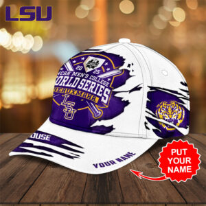 Personalized LSU Tigers Baseball Classic Cap - TANTN 14018